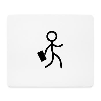 Stickman Business - Mouse Pad (horizontal) - white - Front