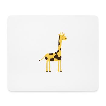 giraffe zoo circus zirkus safari1 - Mousepad (Querformat) - Weiß - Vorne