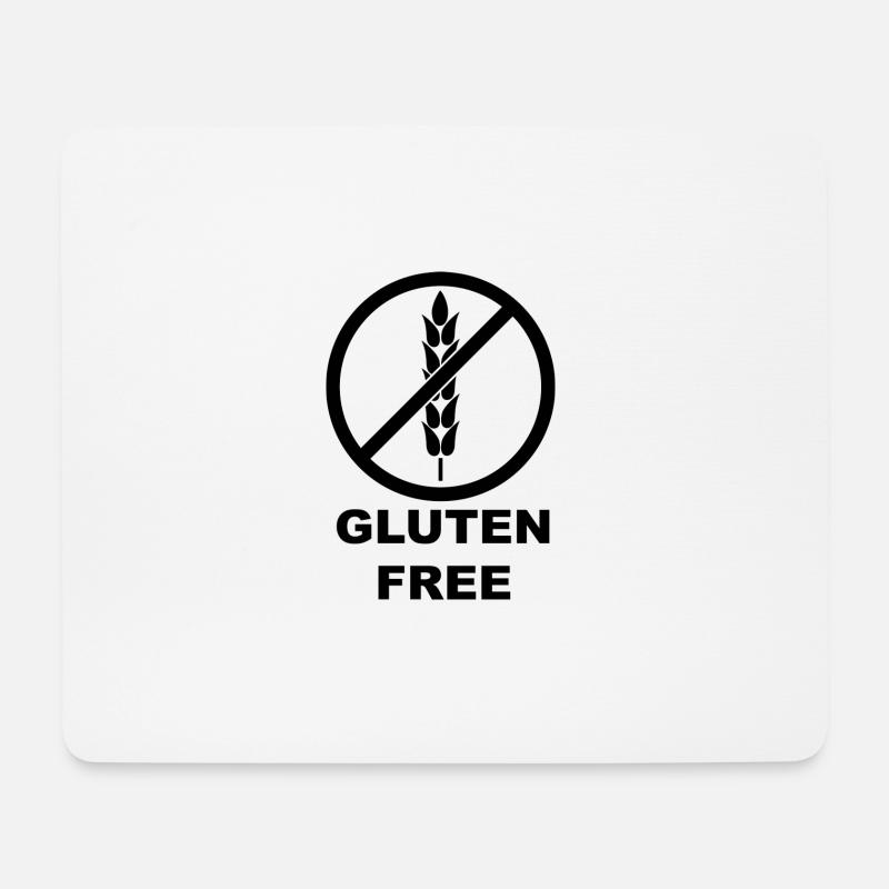 Gluten - Mousepad (Querformat) - Weiß