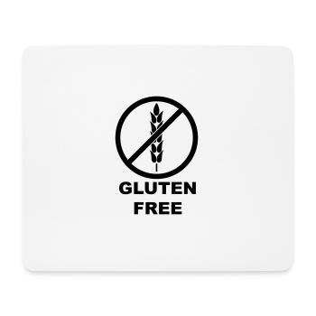 sans gluten - Tapis de souris (format paysage) - blanc - Devant