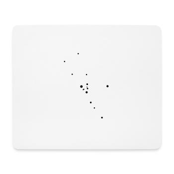 Taureau - Tapis de souris (format paysage) - blanc - Devant