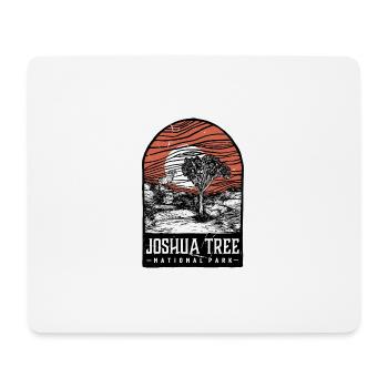 Joshua Tree National Park California - Mouse Pad (horizontal) - white - Front