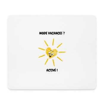 Active vacation mode - Mouse Pad (horizontal) - white - Front