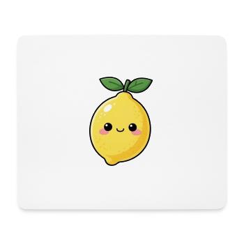 Kawaii Lemon Gift - Mouse Pad (horizontal) - white - Front