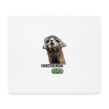 Alpaka - Fahrstuhlmusik on - Mousepad (Querformat) - Weiß - Vorne