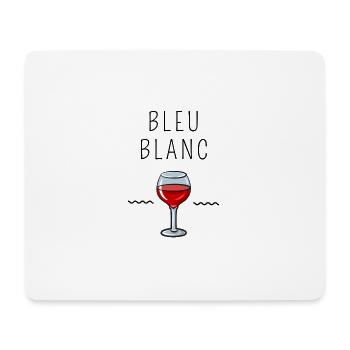 Bleu Blanc Rouge - Tapis de souris (format paysage) - blanc - Devant