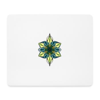 Ornament - Mousepad (Querformat) - Weiß - Vorne