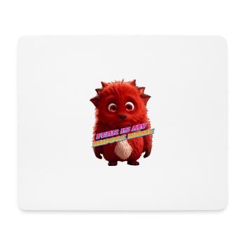 Monster 13 - Mousepad (Querformat) - Weiß - Vorne