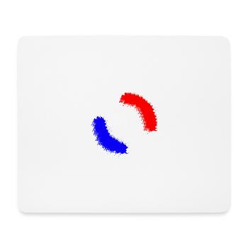 firefighter from France - Mouse Pad (horizontal) - white - Front