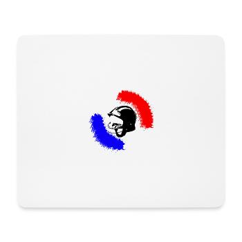 firefighter English - Mouse Pad (horizontal) - white - Front