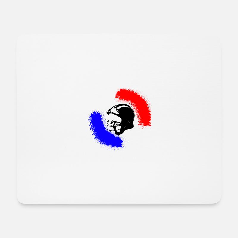 firefighter English - Mouse Pad (horizontal) - white