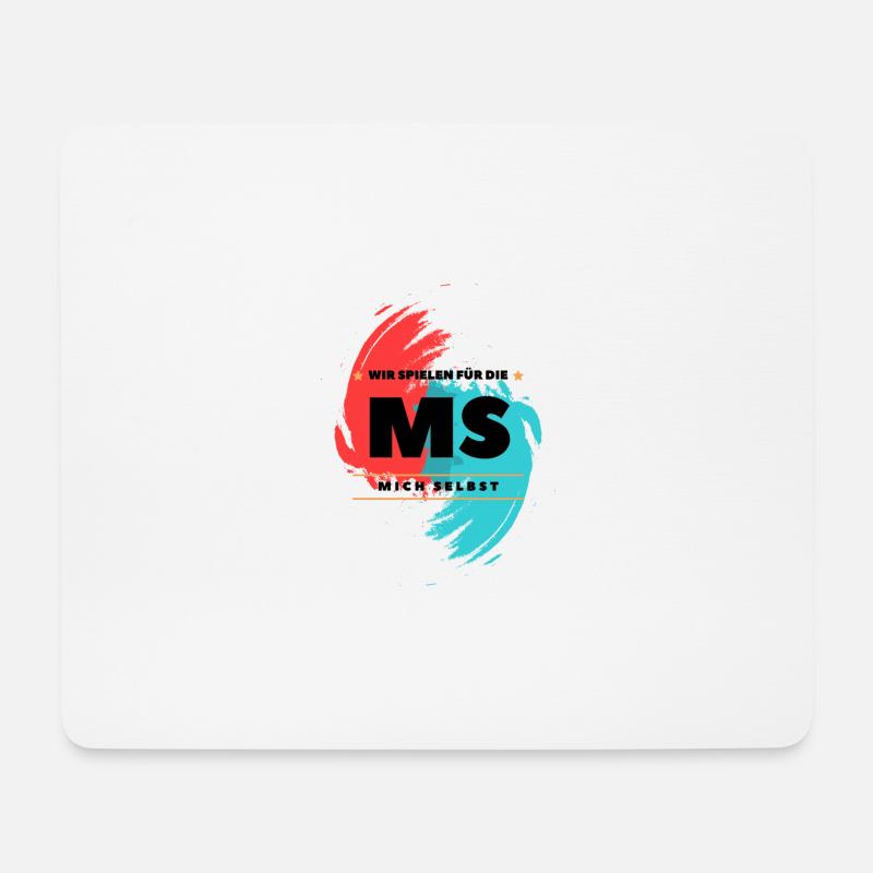 Mich Selbst - Mousepad (Querformat) - Weiß