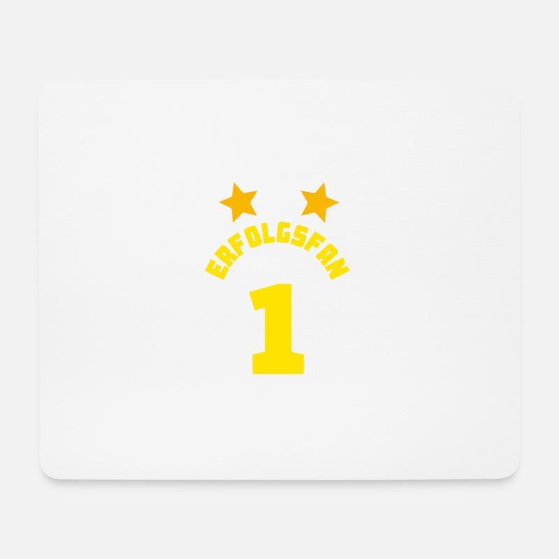 Erfolgsfan - macht sichtbar, was offensichtlich is - Mousepad (Querformat) - Weiß