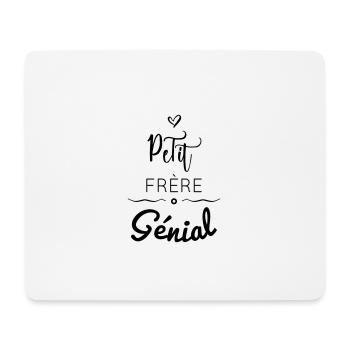 PETIT FRÈRE GÉNIAL - Tapis de souris (format paysage) - blanc - Devant