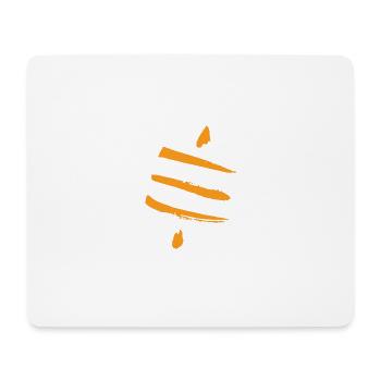 Vintage Bitcoin Crypto Satoshi’s Symbol 21 - Tapis de souris (format paysage) - blanc - Devant