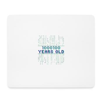 68. Geburtstag 68 Jahre alt Binärcode Informatik - Mousepad (Querformat) - Weiß - Vorne