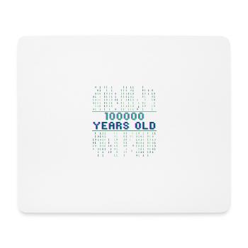32. Geburtstag 32 Jahre alt Binärcode Coder - Mousepad (Querformat) - Weiß - Vorne