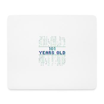 5. Geburtstag 5 Jahre alt Binärcode Coder - Mousepad (Querformat) - Weiß - Vorne