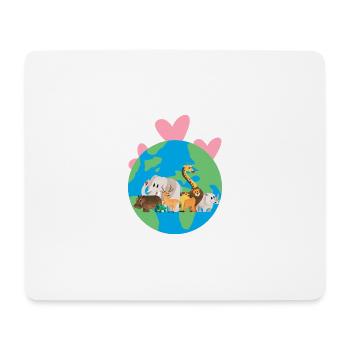 Closeness to Nature - Earth Day - ApriNoeScor - Mouse Pad (horizontal) - white - Front