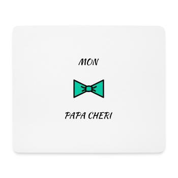 HAPPY FATHER'S DAY. DAD. FATHER'S DAY. FATHER - Mouse Pad (horizontal) - white - Front