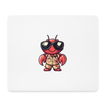 Homard Écrevisses Cool Summer - Tapis de souris (format paysage) - blanc - Devant