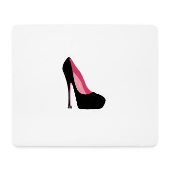 Talons aiguilles - Tapis de souris (format paysage) - blanc - Devant
