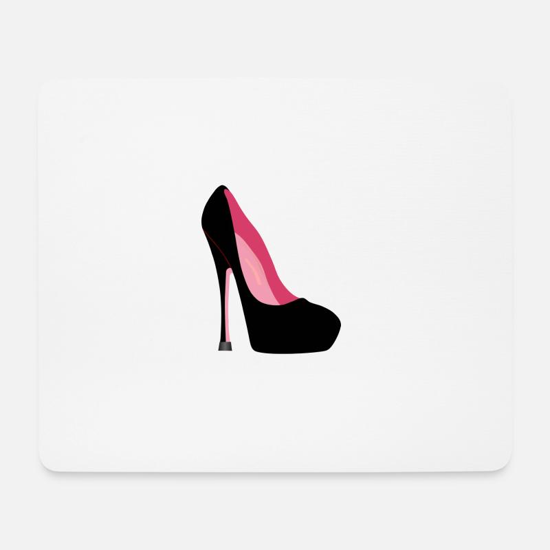 Stiletto High Heels - Mousepad (Querformat) - Weiß