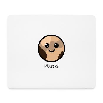Niedlicher Pluto - Mousepad (Querformat) - Weiß - Vorne