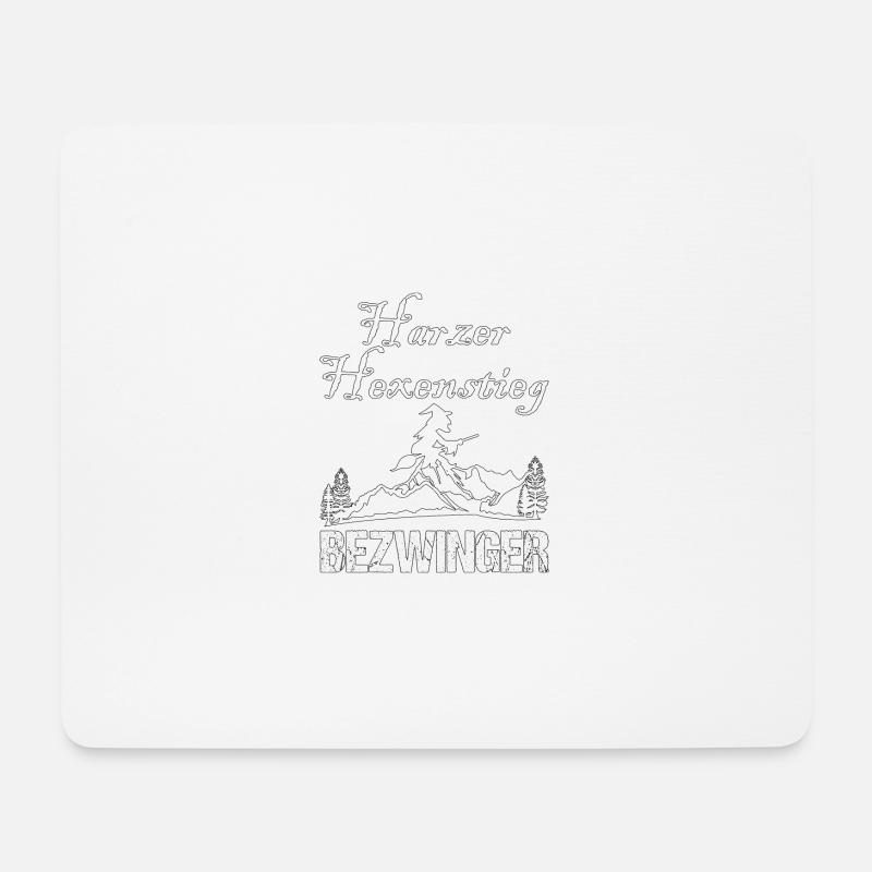 Harz Harzer Hexenstieg Wanderer Geschenk - Mousepad (Querformat) - Weiß