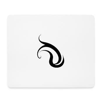 Flame - Mouse Pad (horizontal) - white - Front