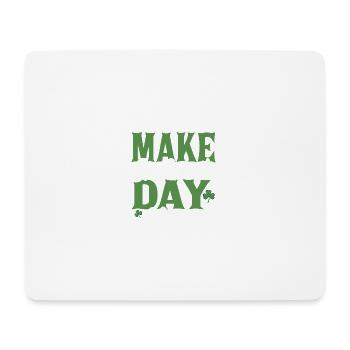 Diamant-Nuggets machen den St. Patricks Day magisch - Mousepad (Querformat) - Weiß - Vorne