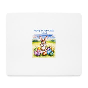 HAPPY HAPPY EASTER - Mouse Pad (horizontal) - white - Front