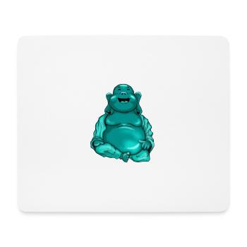 Buddha - Mousepad (Querformat) - Weiß - Vorne