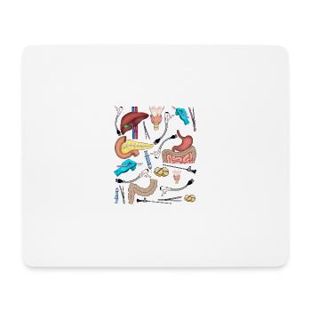 Chirurgie générale - Tapis de souris (format paysage) - blanc - Devant