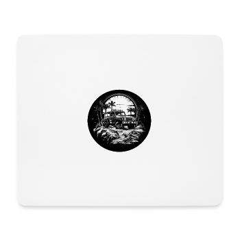 Ab ins Gemüse weiß - Mousepad (Querformat) - Weiß - Vorne