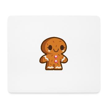 Pfefferkuchenmann - Mousepad (Querformat) - Weiß - Vorne