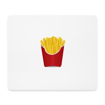 French fries - Mouse Pad (horizontal) - white - Front