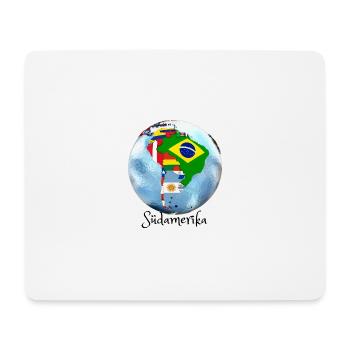 Ich liebe Südamerika / Lateinamerika - Mousepad (Querformat) - Weiß - Vorne