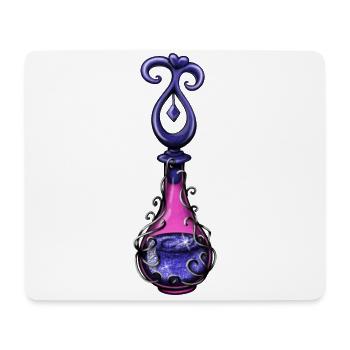 Blue Magic Bottle - Mouse Pad (horizontal) - white - Front