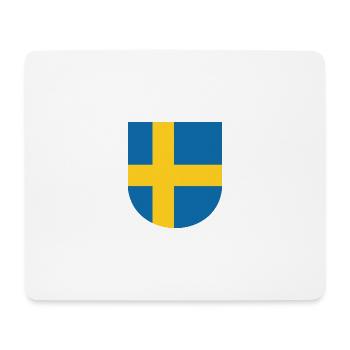 Schweden Wappen - Mousepad (Querformat) - Weiß - Vorne