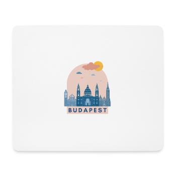 Ungarn Budapest Design Europa Europe Gift - Mousepad (Querformat) - Weiß - Vorne