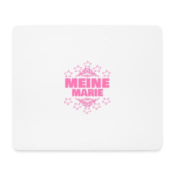 Marie - Tapis de souris (format paysage) - blanc - Devant
