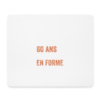 60th birthday gift Bike - Mouse Pad (horizontal) - white - Front