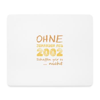 Schaffen 2002 - Mousepad (Querformat) - Weiß - Vorne