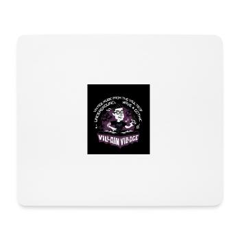 villains village logo Bat - Mousepad (Querformat) - Weiß - Vorne