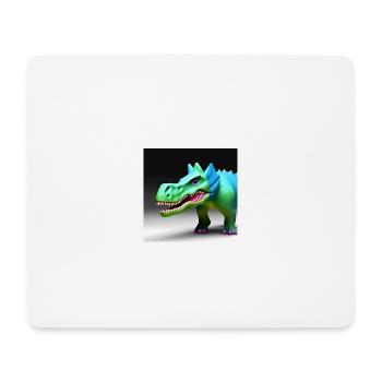 Dinosaure - Tapis de souris (format paysage) - blanc - Devant