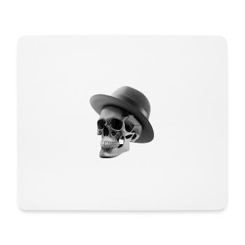 Skull - Mouse Pad (horizontal) - white - Front