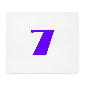 7. 7 YEARS. 7th ANNIVERSARY. BIRTHDAY 7 YEARS - Mouse Pad (horizontal) - white - Front