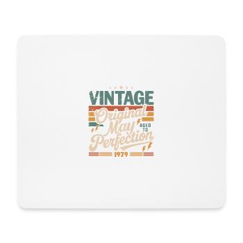 Millésime mai 1979 – Perfection pendant 47 ans - Tapis de souris (format paysage) - blanc - Devant