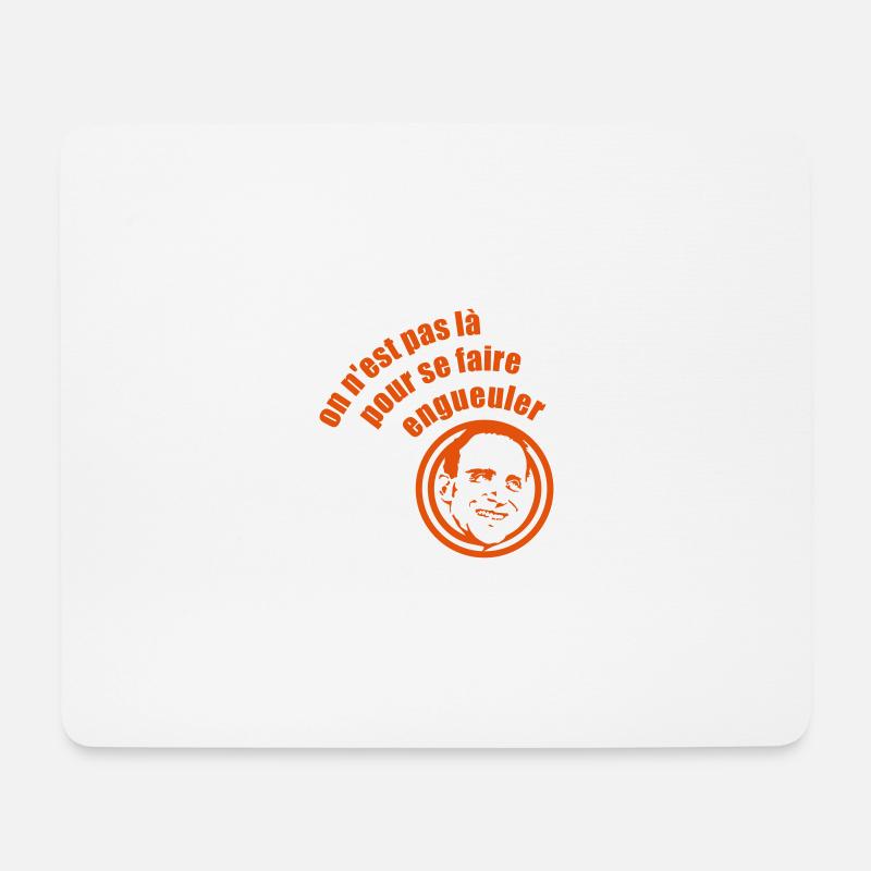 Sprüche - Mousepad (Querformat) - Weiß